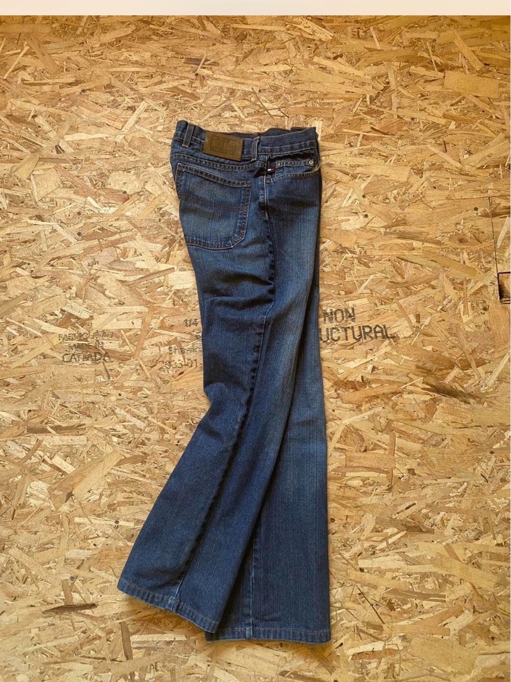 Tommy Hilfiger Dark Blue Straight/ Lightly Flared Jeans